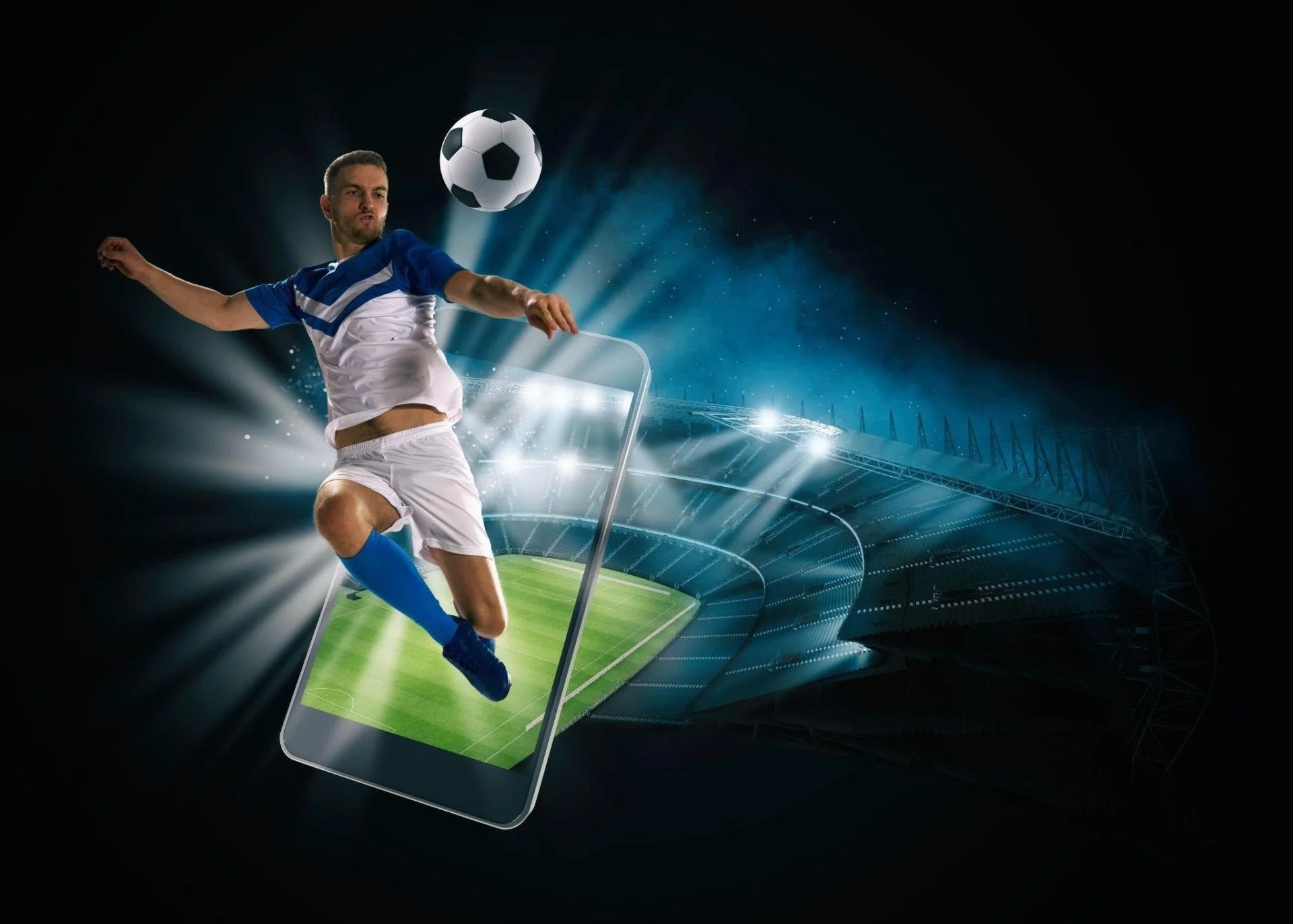 Rugby and football sports action